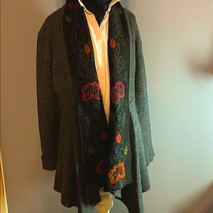 Alpaca cardigan sweater